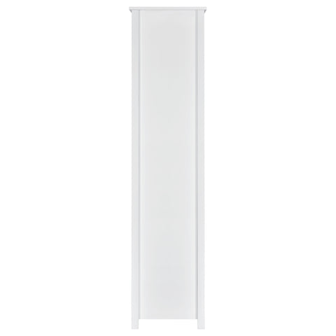 Eliska 68-inch 4-shelf Storage Bookshelf White High GlossWhite High Gloss