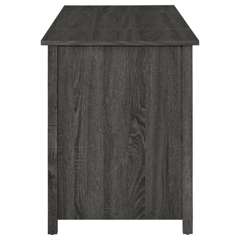 Eliska 60-inch 4-drawer Lift Top Office Desk Weathered GreyWeathered Grey