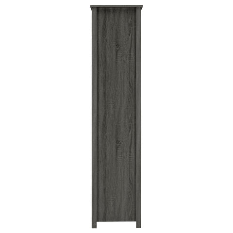 Eliska 68-inch 4-shelf Storage Bookshelf Weathered GreyWeathered Grey