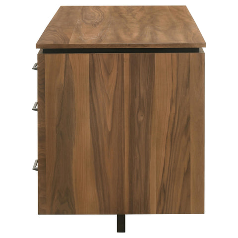 Carlow 6-Drawer Double Pedestal File Computer Desk