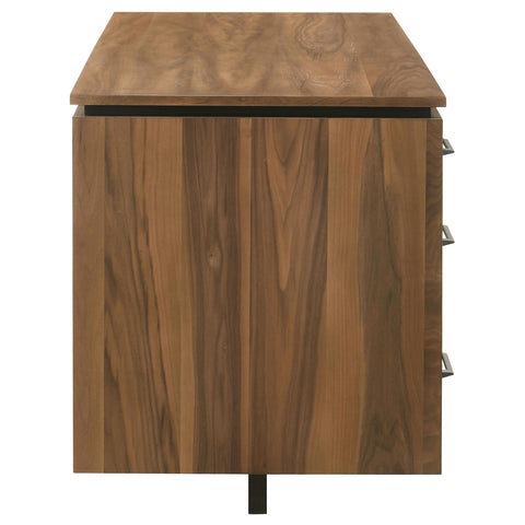 Carlow 6-Drawer Double Pedestal File Computer Desk