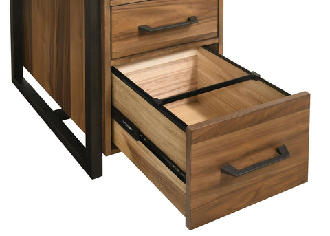Carlow 6-Drawer Double Pedestal File Computer Desk