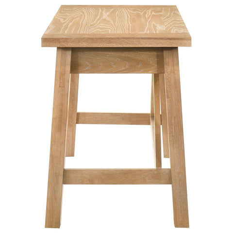 Galindo 54-inch 2-drawer Computer Writing Desk Distressed Light Brown