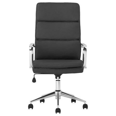 Cobie Upholstered Adjustable High Back Office Chair BlackBlack