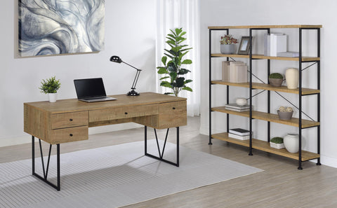 Croyden 63-inch 4-drawer Writing Desk Mango