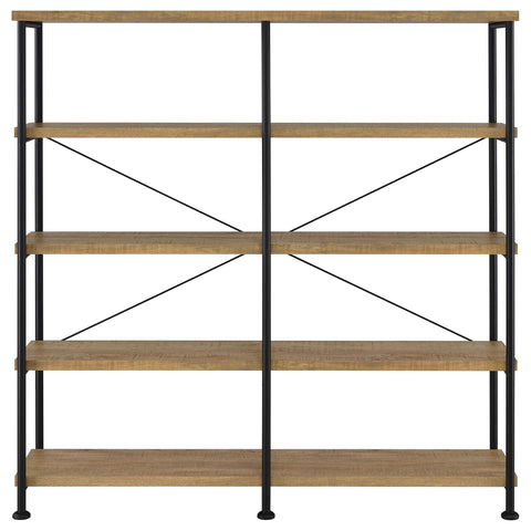 Croyden 63-inch 4-shelf Double Bookshelf Mango