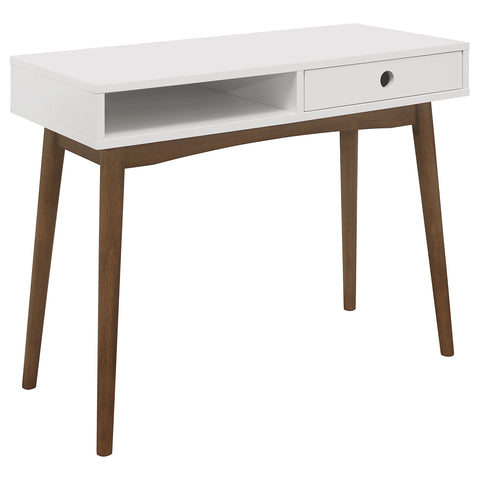Carlton 39-inch 1-drawer Wood Writing Desk WhiteWhite