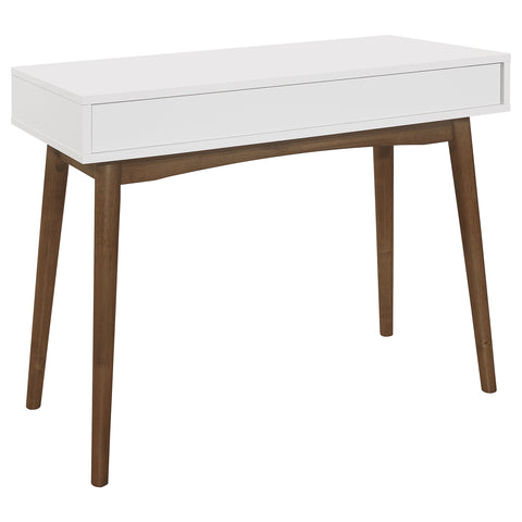 Carlton 39-inch 1-drawer Wood Writing Desk WhiteWhite