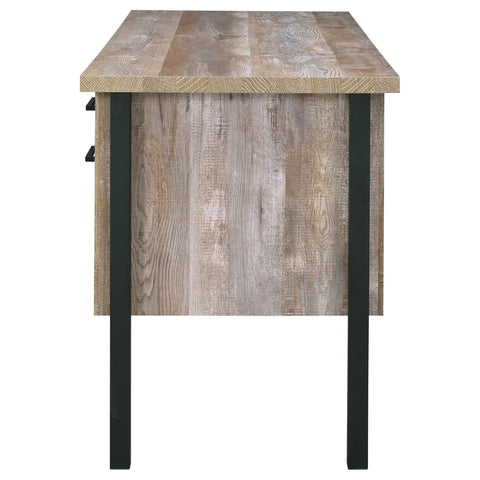 Meryl 60-inch 4-drawer Office Computer Desk Weathered OakWeathered Oak