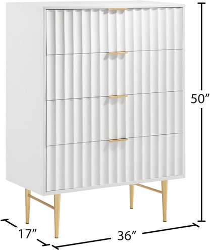 Akoya White Gloss Chest CH