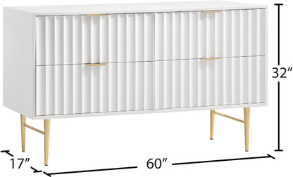 Akoya White Gloss Dresser D