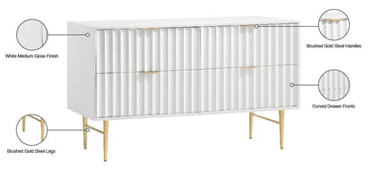 Akoya White Gloss Dresser D