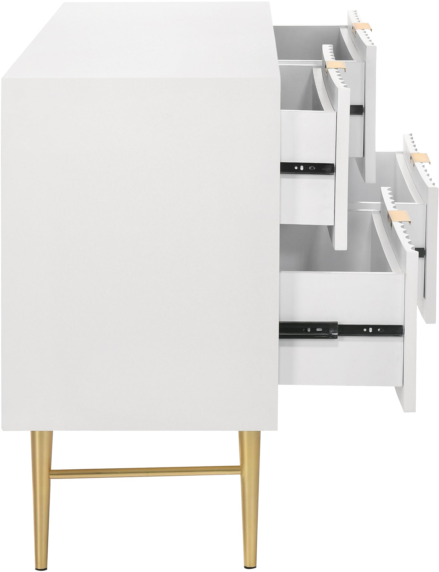 akoya white gloss dresser d