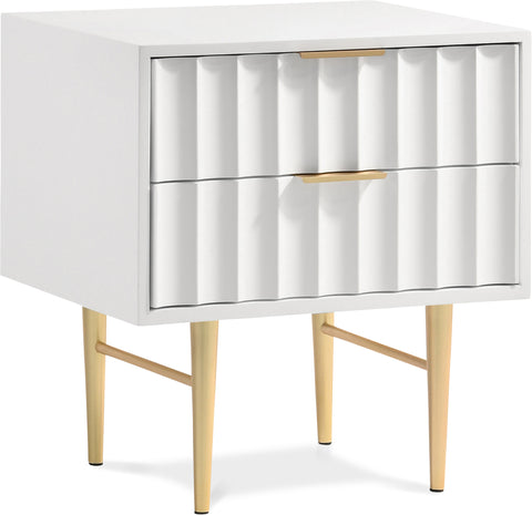 Paris White Gloss Night Stand