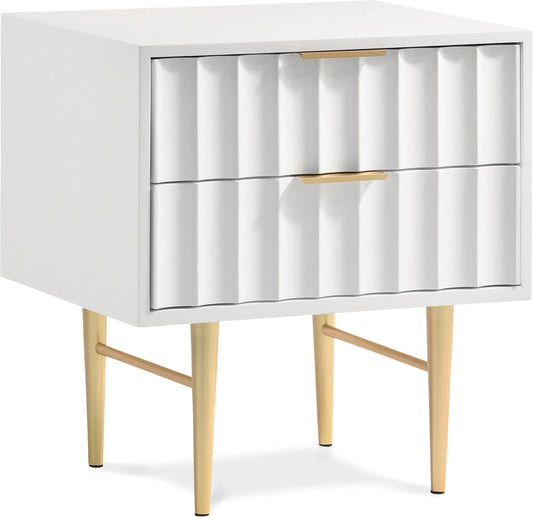 Paris White Gloss Night Stand