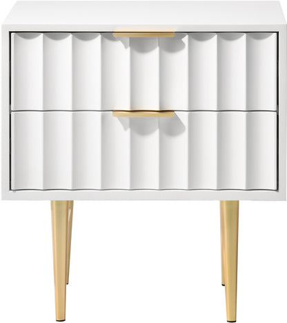 Paris White Gloss Night Stand