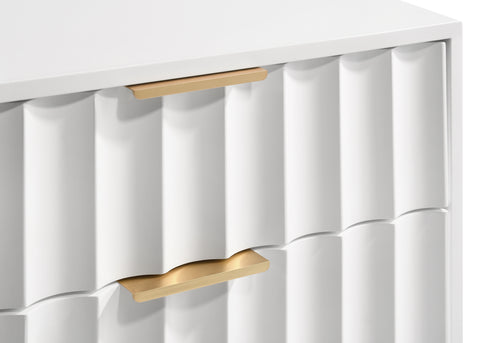 Paris White Gloss Night Stand