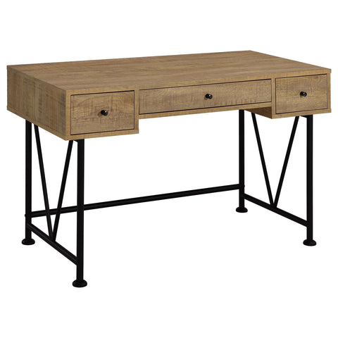 Croyden 47-inch 3-drawer Writing Desk Mango