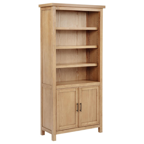 Reseda 72-inch 2-door Home Office Cabinet Bookcase Light Ash