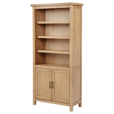 Reseda 72-inch 2-door Home Office Cabinet Bookcase Light Ash