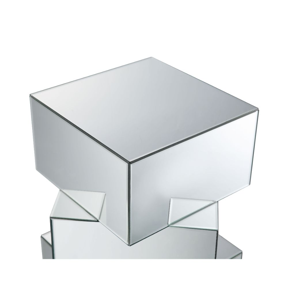 haemon end table, mirrored