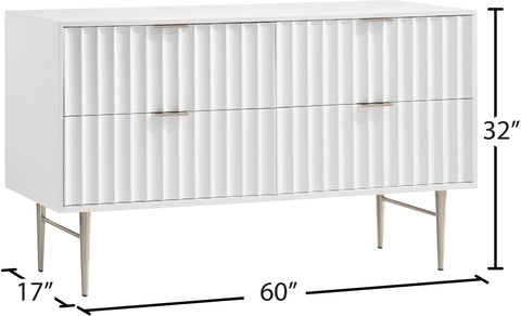 Akoya White Gloss Dresser D