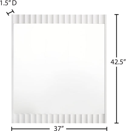 Akoya White Gloss Mirror M