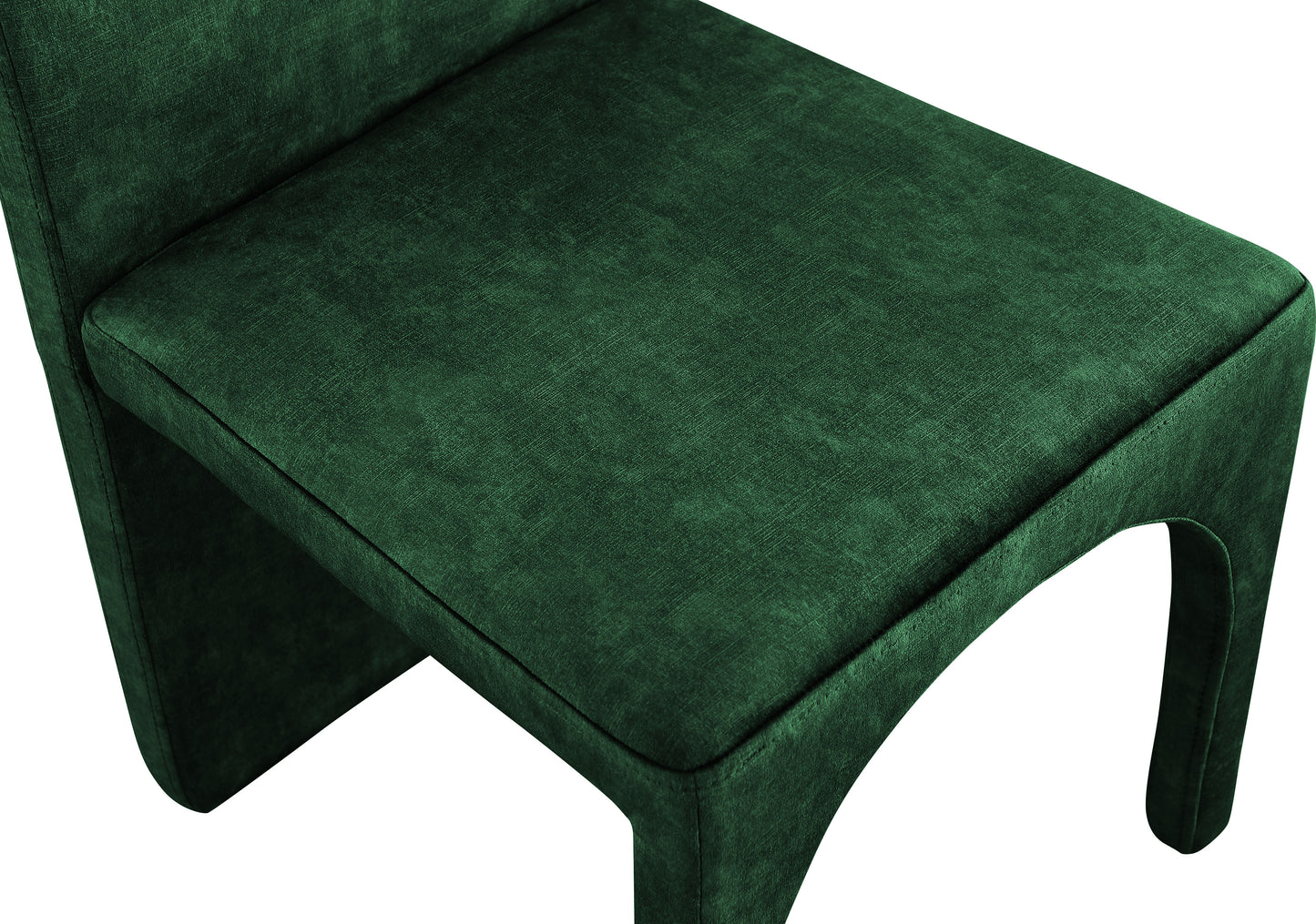 august green velvet dining side chair sc