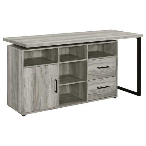 Bowdoin 59-inch L-Shape Computer Desk Grey DriftwoodGrey Driftwood