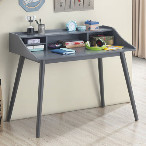 Barzini 45-inch 4-compartment Writing Desk GreyGrey