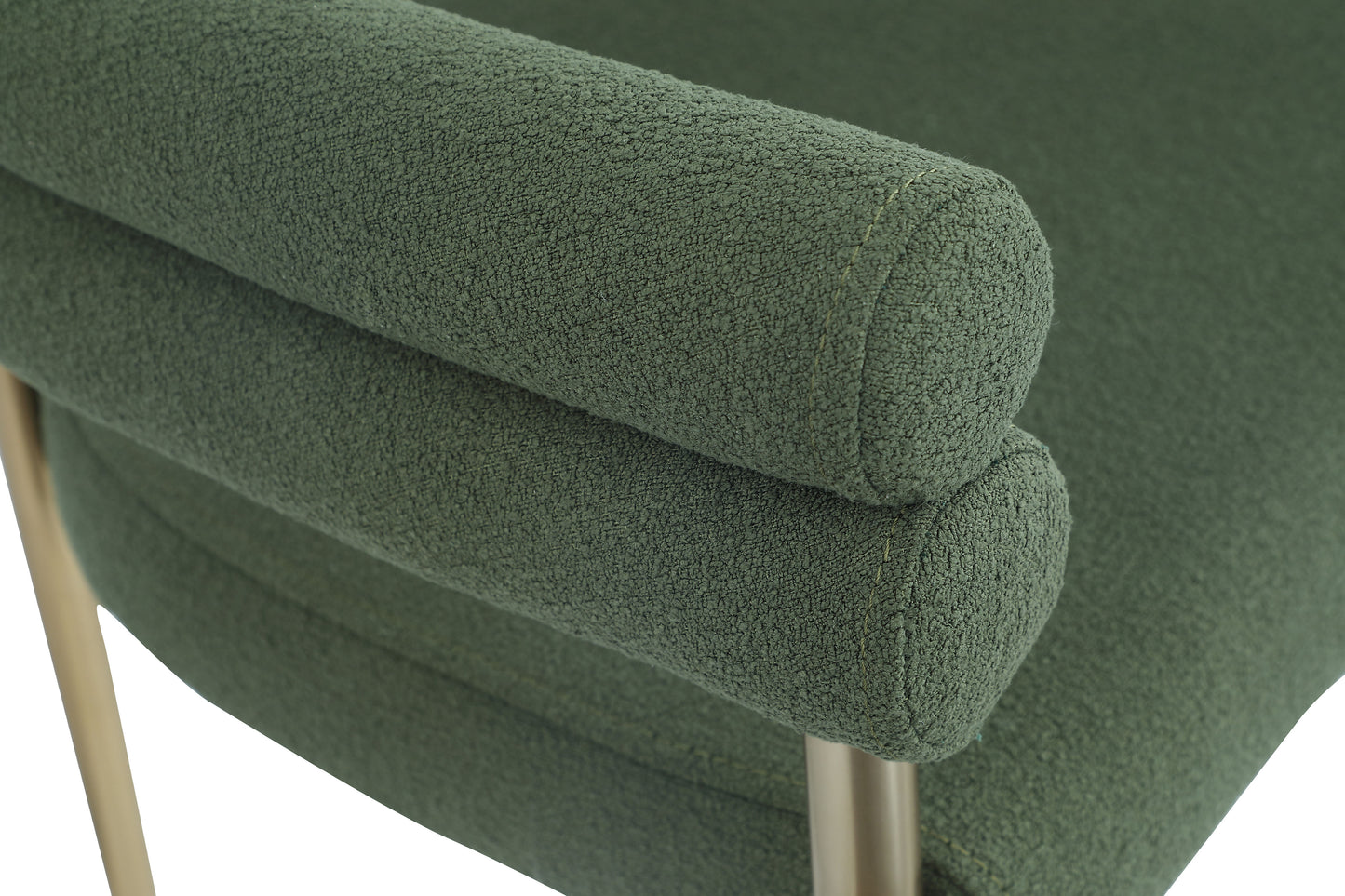 waldorf green fabric dining chair c