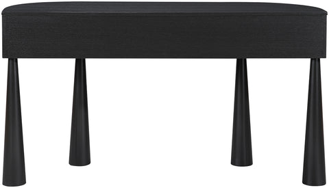 Laurel Black Acacia Veneer And Solid Wood Console Table, 1 Piece