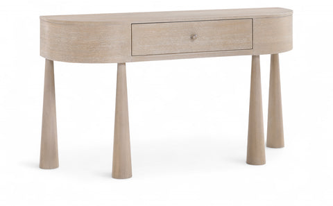 Laurel Natural Acacia Veneer And Solid Wood Console Table, 1 Piece