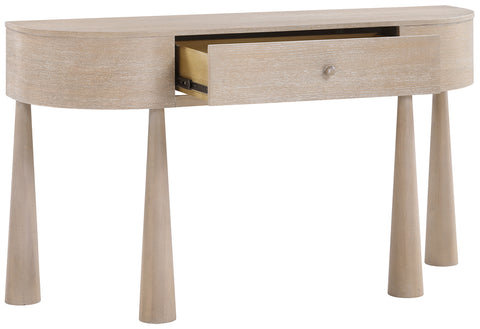 Laurel Natural Acacia Veneer And Solid Wood Console Table, 1 Piece