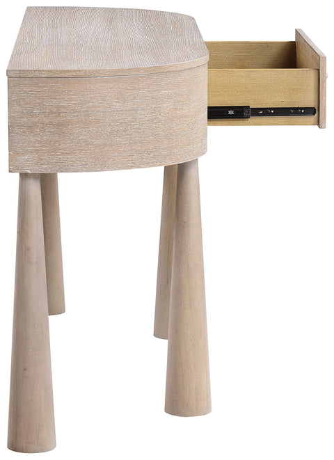 Laurel Natural Acacia Veneer And Solid Wood Console Table, 1 Piece