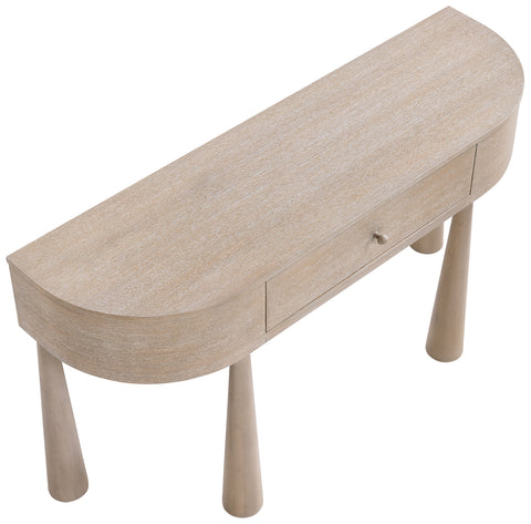Laurel Natural Acacia Veneer And Solid Wood Console Table, 1 Piece