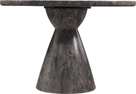 Laurel 43.5" Brown Concrete Indoor/Outdoor Dining Table, 1 Piece
