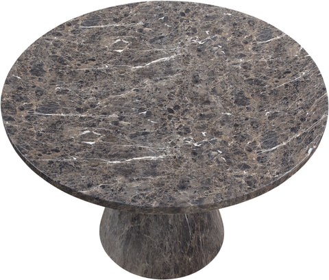 Laurel 43.5" Brown Concrete Indoor/Outdoor Dining Table, 1 Piece