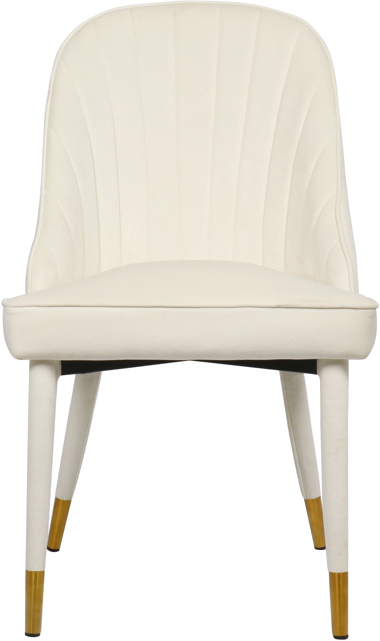 maui cream velvet dining chair c