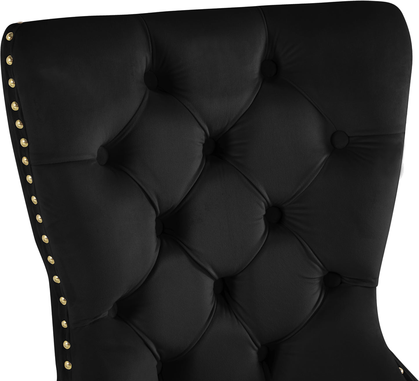 xoxo black velvet dining chairs c