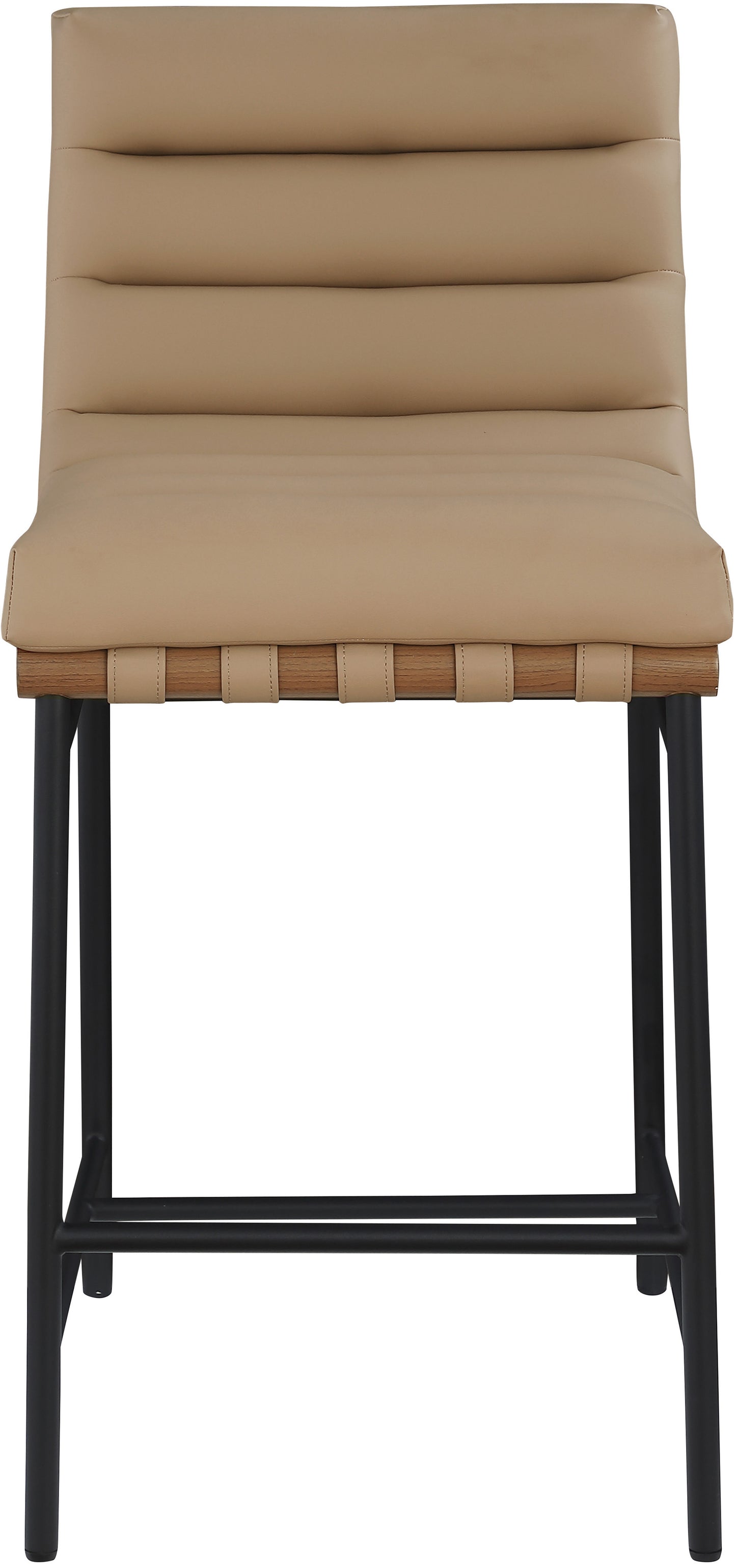 hannah tan faux leather counter stool c