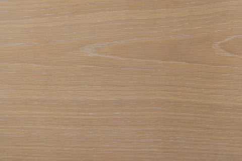 Linden Natural Solid Wood And Oak Veneer Console Table, 1 Piece