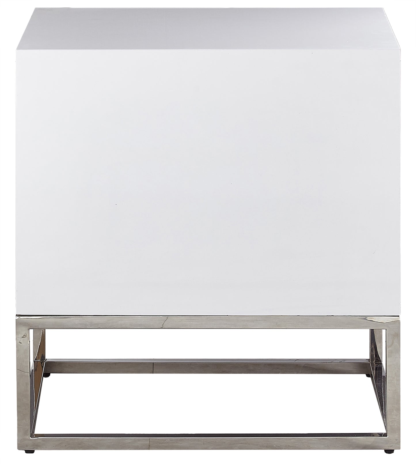 tulum white side table