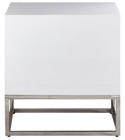 Tulum White Side Table