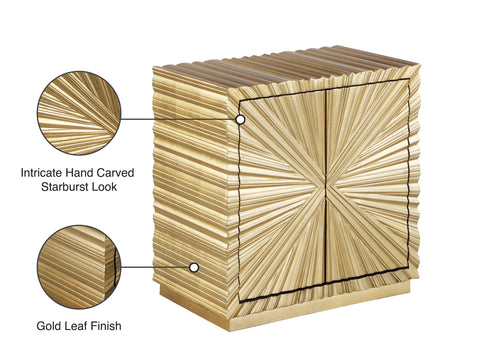 Gavin Gold Side Table