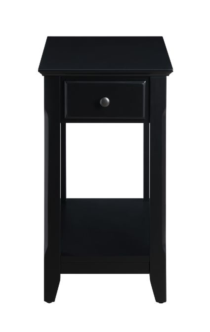 honor accent table, black finish