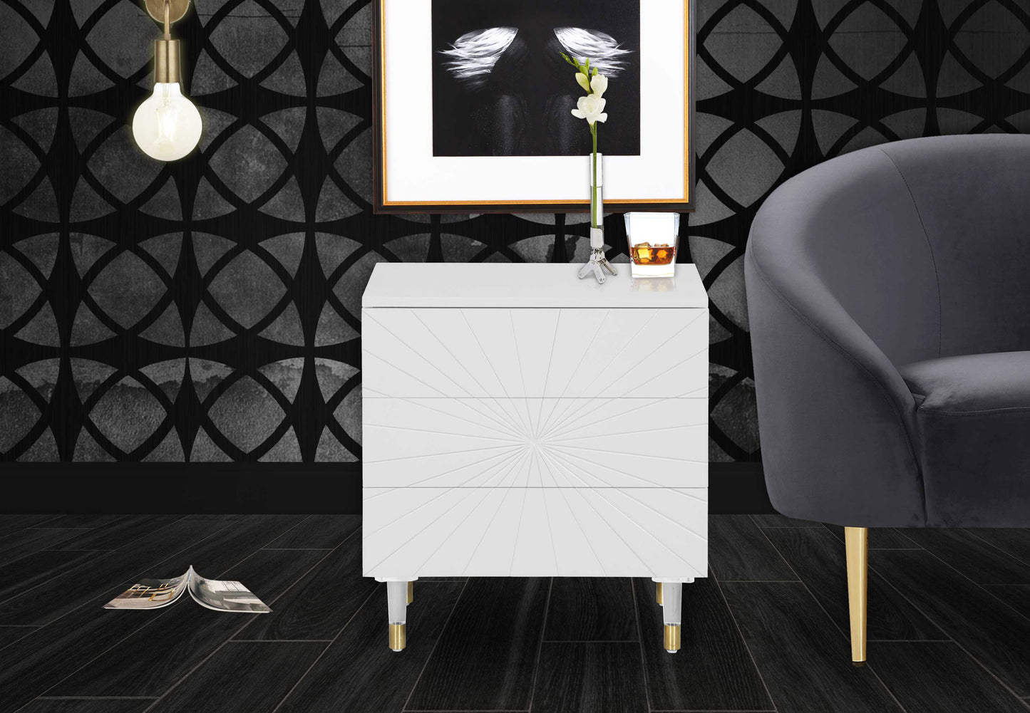 messina side table