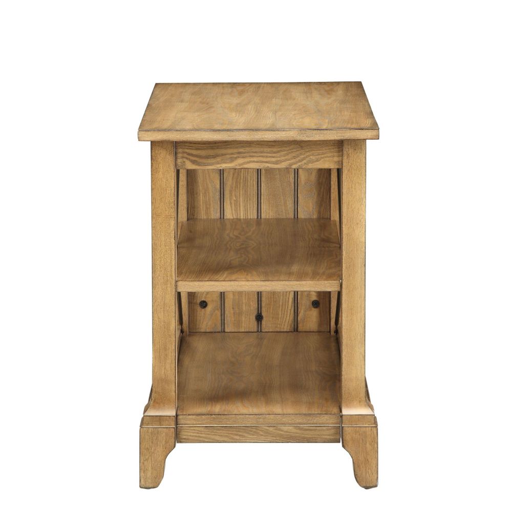 ilana end table, oak finish