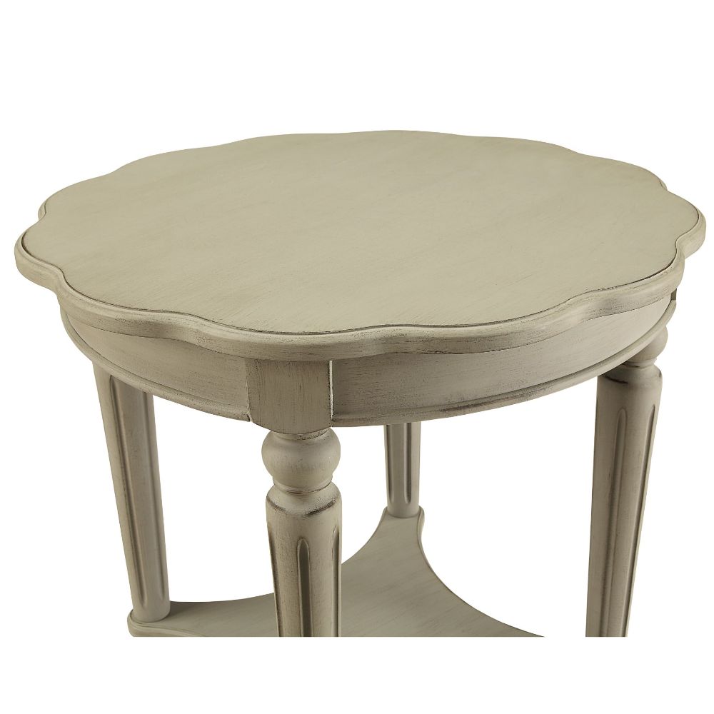 ilana fordon end table, antique slate finish