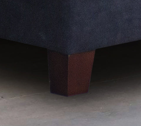 Cody Black Fabric Sectional Sofa with Right Facing Chaise, Storage Ottoman, and 2 Accent Pillows